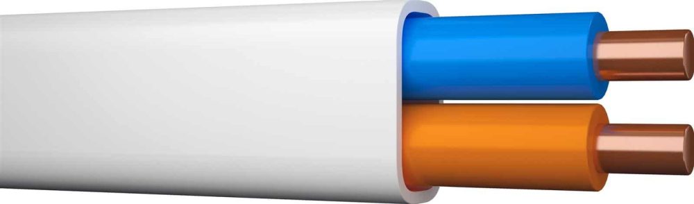 ELQRB PURE 2X1.0 BLANC T500