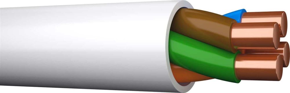 ELQRB PURE 4X1.0 MM VALKOINEN T500
