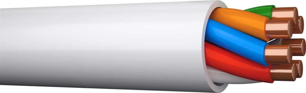 ELQRB PUUR 7X1,0 MM WIT B100