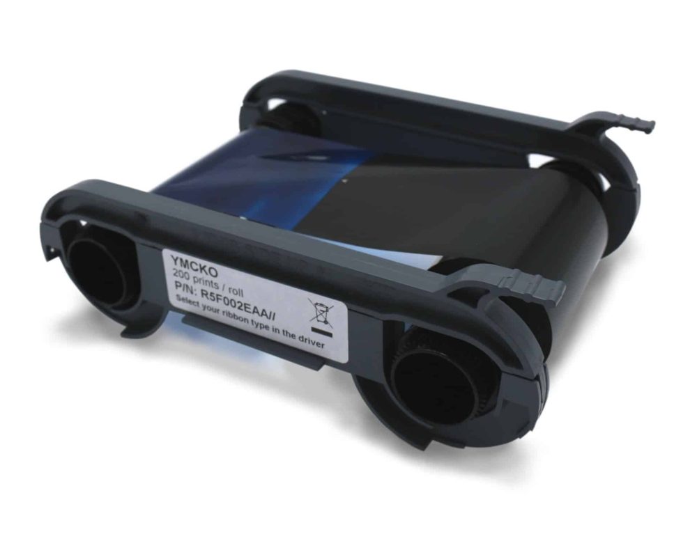 Färgband  Evolis R5F002EAA YMCKO Colour Ribbon (200 Prints) – Bild 3