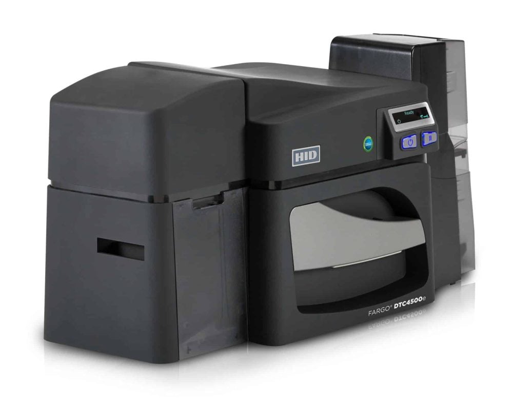 Kortskrivare Fargo DTC4500e Duplex - Med Lamination och Låsbara Tråg - Afbeelding 3
