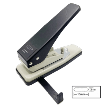 Perforator voor plastic kaarten / toegangskaarten / visitekaartjes - 13 x 3 mm
