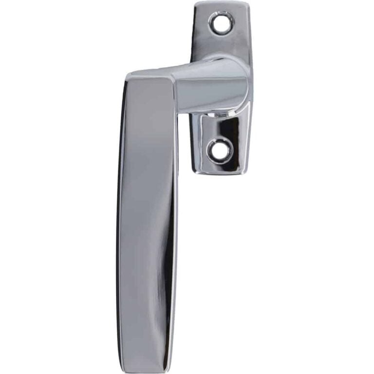 Window handle Handle 83 Left 8X43 Chrome - Assa Abloy