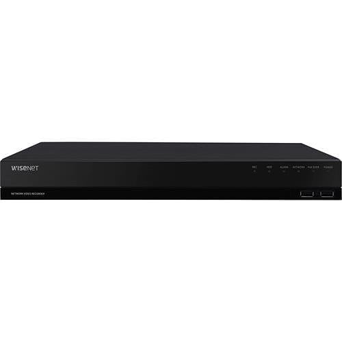 Série Hanwha WRN-1610S Wave, NVR disque dur 4K 4 canaux 150 Mbps 2U 8 To avec 8 ports PoE