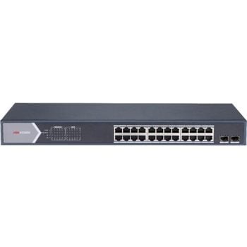 Switch Hikvision Smart Managed Series 24-poorts PoE 24×1 Gbps 30W