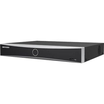 Hikvision DS-7604NXI-K1/4P – 4-kanalig 4K NVR med PoE & AcuSense AI (40 Mbps)