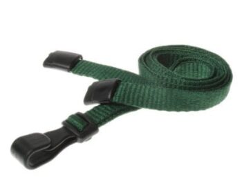 Schlüsselanhänger Grüner Standard mit J-Clip aus Kunststoff, 100er-Pack
