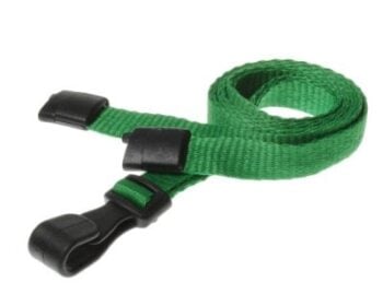 Schlüsselanhänger Grüner Standard mit J-Clip aus Kunststoff, 100er-Pack