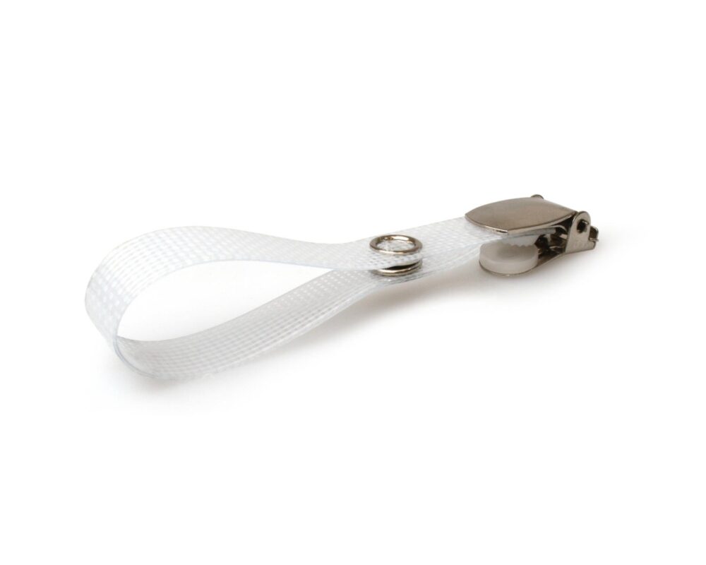 Metal clip length 108 mm between snap fasteners (100 pack)