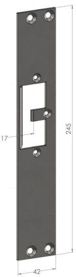 Safetron Montagepfosten SC31V-17