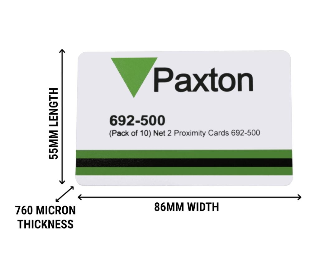 Paxton 692-500 Net2 Proximity ISO-kort (pakke med 10)