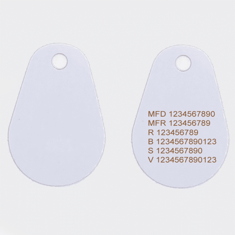 RFID-tag PVC Hvid Kombi EM4200/Mifare1k Stnd.nr.