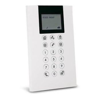 RISCO RW432KPP800B Trådløst Panda-tastatur for Lightsys sikkerhetssystemer