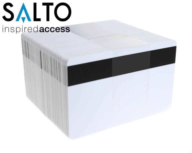 Blank Salto 1K Kort med HiCo Magnetremsa – 100-pack