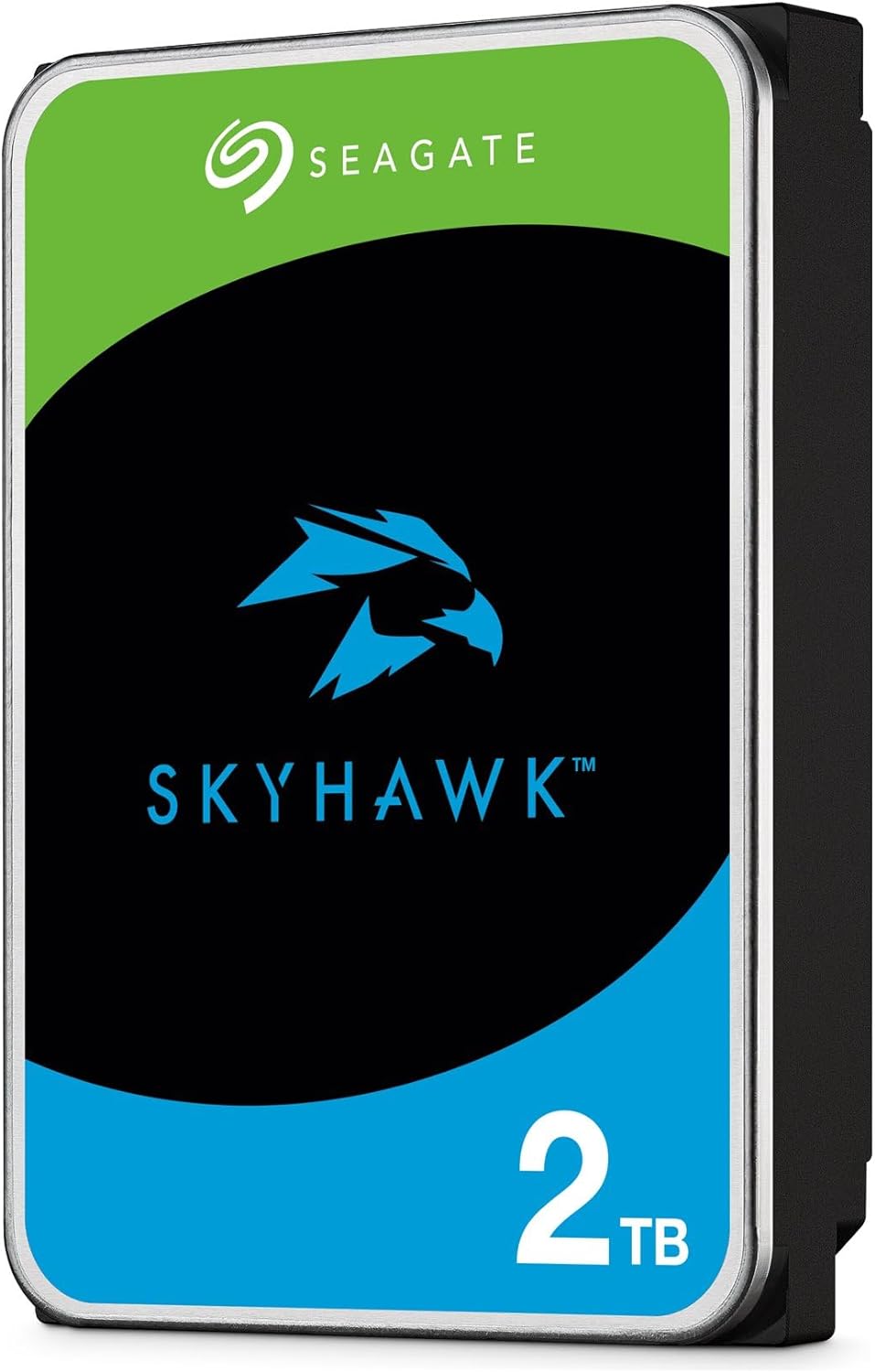 Seagate SkyHawk ST2000VX017 - Disque dur 2 To 3,5" SATA 6 Gb/s avec 3 ans de récupération de données Seagate Rescue