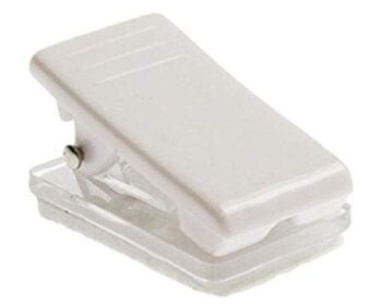 Self-adhesive plastic crocodile clips (10-pack)
