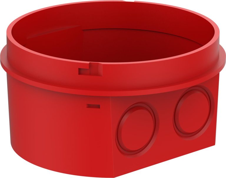 STOPCONTACT INGESLOTEN IP66 ROOD