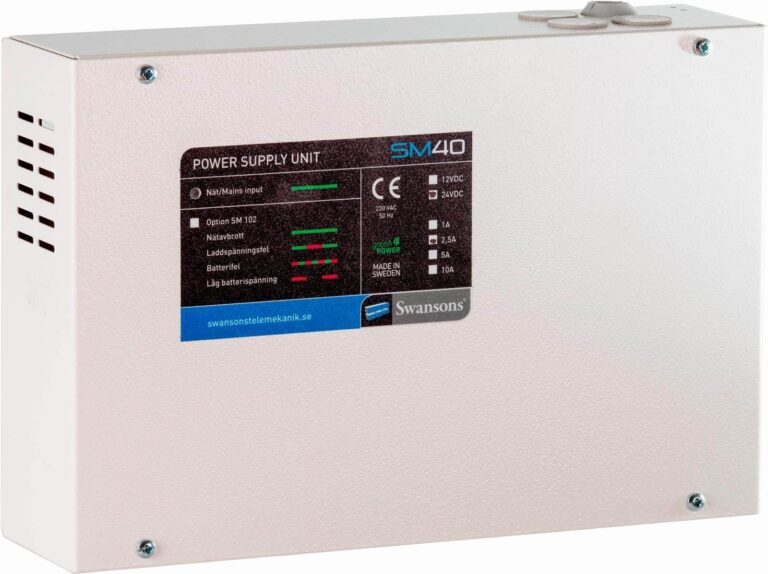 Strømforsyning Batteri backup 24V 3A