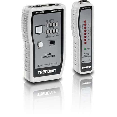Testeur de câble TRENDnet TC-NT2 Testeur de câble réseau avec générateur de tonalité
