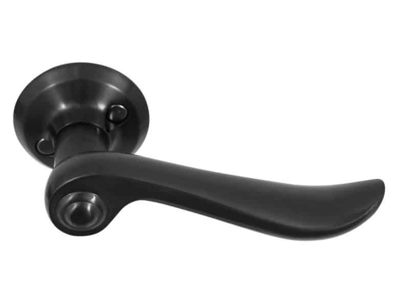 Dørhåndtak Trycke 6638 40-75mm Mirus Matt sort - Assa Abloy