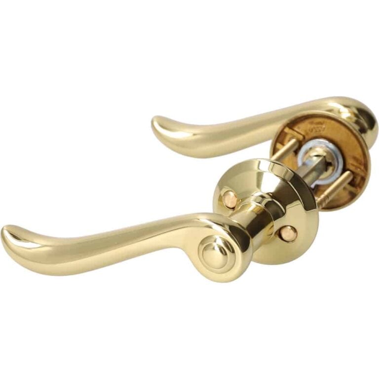 Dörrhandtag Trycke 6638 40-75mm Polerad Mässing - Assa Abloy
