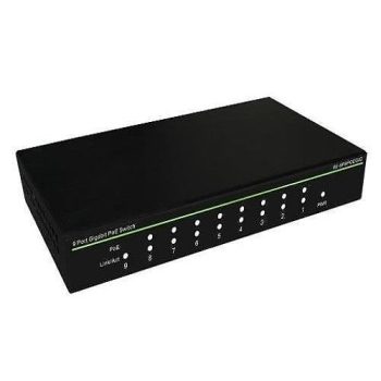 Switch Ultratech 9-portars Gigabit 8 xPoE  130W