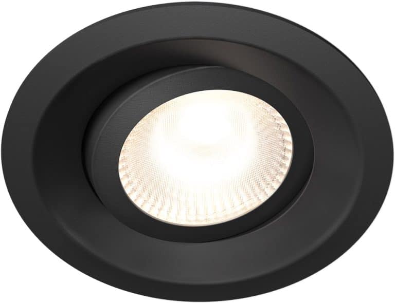 Plejd valaistus Downlight Tilt musta 6 kpl