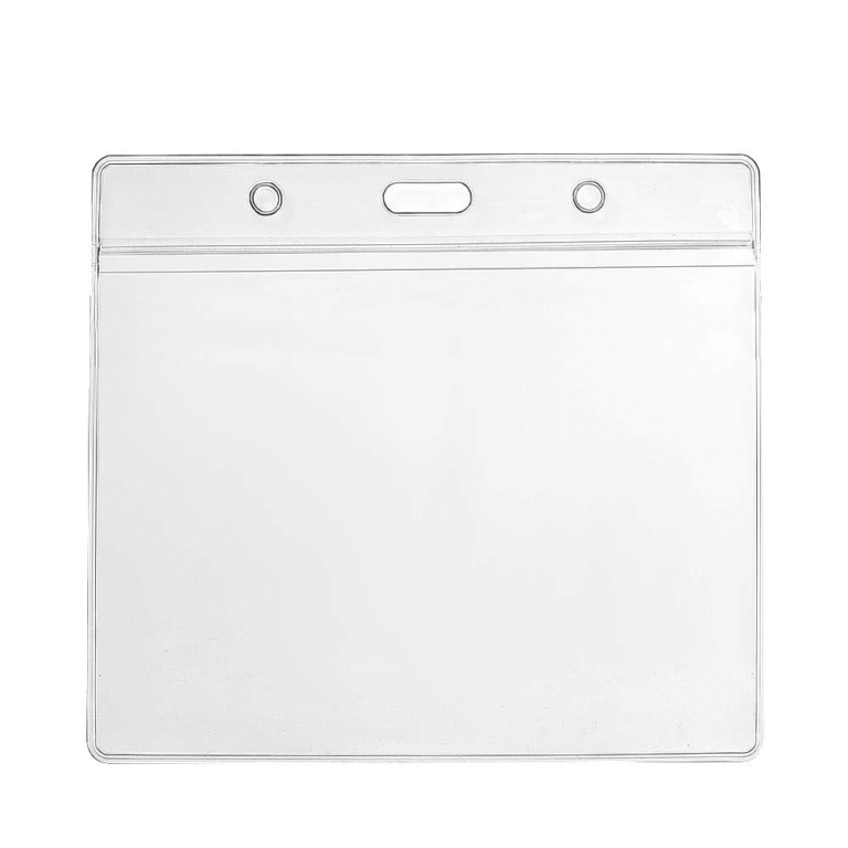 Plastficka/korthållare Transparent Liggande 95x80