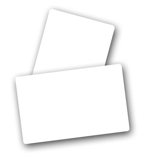 Lot De 10 Cartes RFID 1K Vierges En PVC Blanc - Format ISO 85.6x54 Mm - Pour Contrôle D'Accès Salto