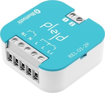 Plejd Relæ REL-01-2P 1/2-polet 16A/13A Mesh Bluetooth