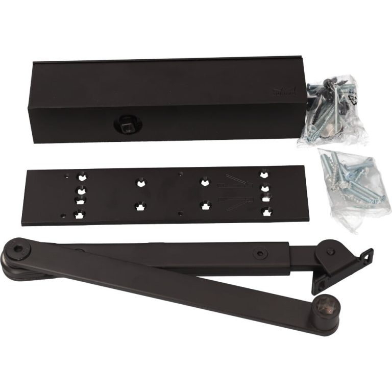 Dormakaba TS83 Türschließer – Komplettset – EN 3-6 – Montagearm (Ein/Aus) – Braun
