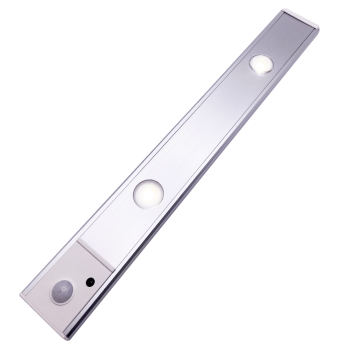 Valonauha 30 cm LED-lamppu liiketunnistimella - Täydellinen vaatekaapin valaistus ja kaapin valaistus hopea