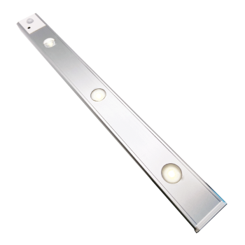 Listwa świetlna 40CM LED Lampa z czujnikiem ruchu - Idealne oświetlenie garderoby i szafek Srebrny
