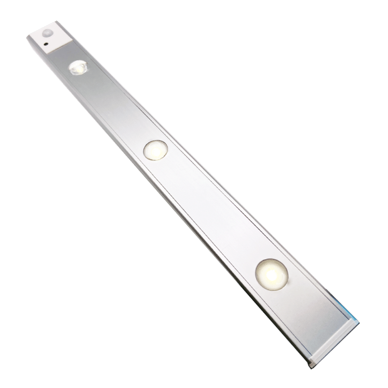 40 cm LED-Lichtleiste mit Bewegungssensor (Silber)