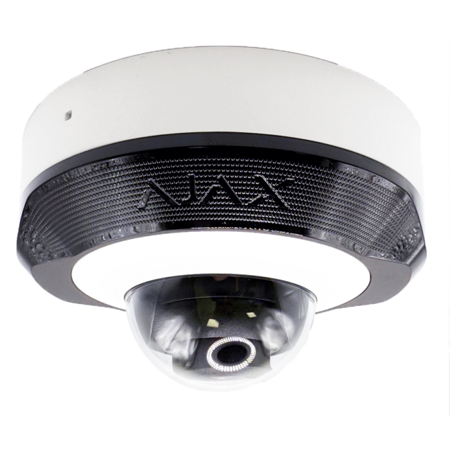 Ajax DomeCam Mini 8MP - Objectif 2,8 mm Blanc