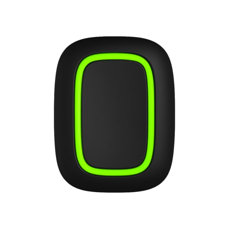 Bouton Ajax - Alarme d'agression Bouton simple - Bouton intelligent - Noir