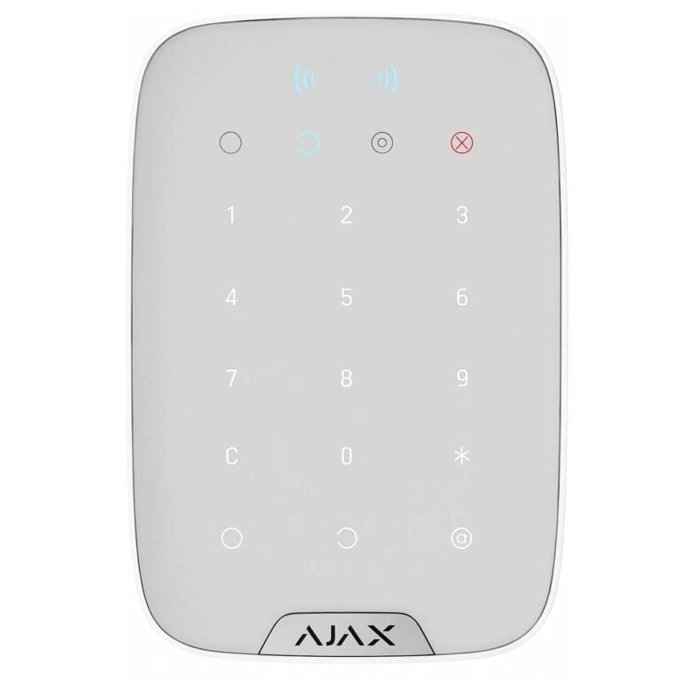Ajax KeyPad Plus Ohjauspaneeli DESFire valkoinen - Sisäänrakennettu RFID-lukija