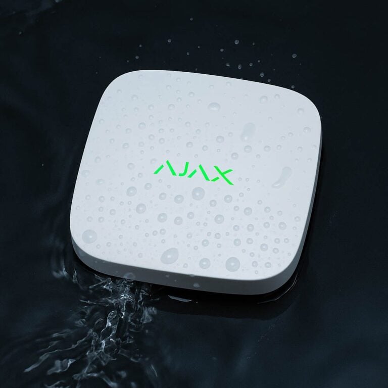 Ajax LeaksProtect Wassermelder kabellos Weiß