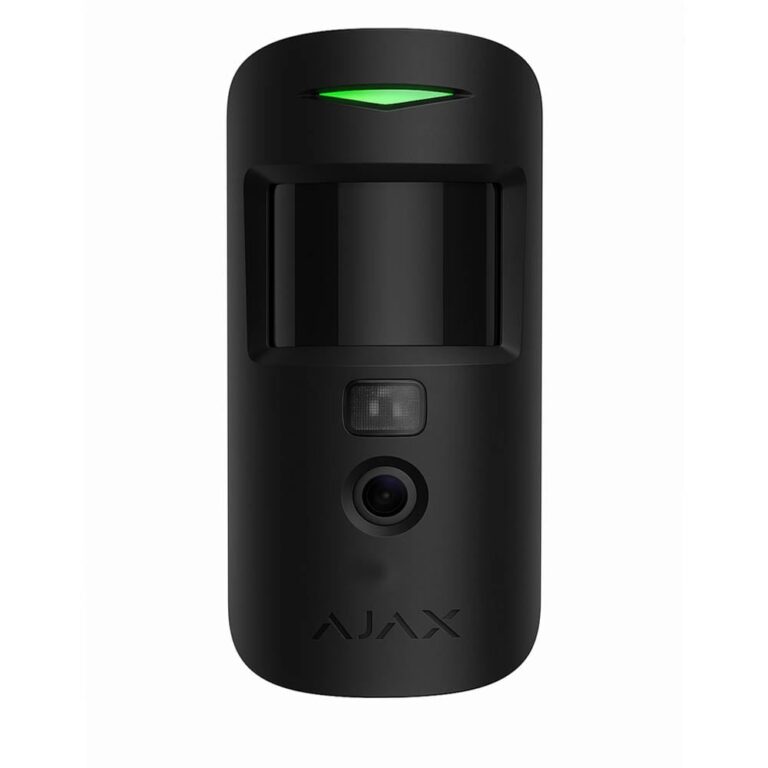 Ajax MotionCam Kameradetektor Haustierfunktion Schwarz