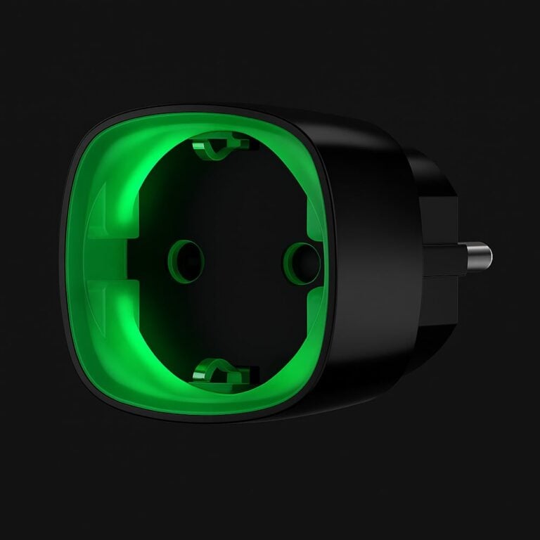 Ajax Smart Socket Smart Plug 230 Volt opp til 2500W Sort