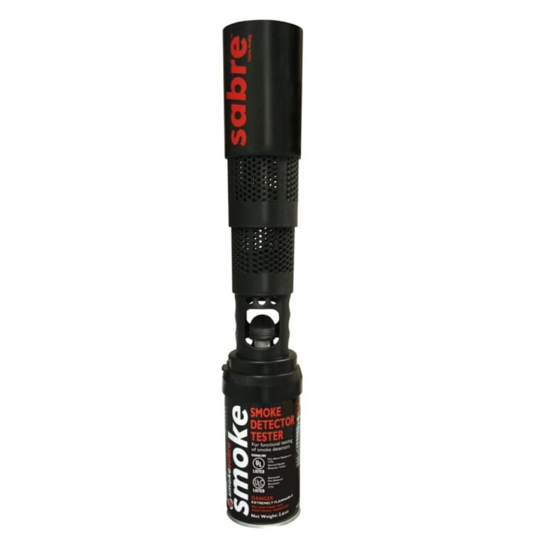 Testeur de gaz TG-SABRE (SmokeSabre) – Testeur de fumée portatif pour détecteurs de fumée et alarmes incendie, 150 ml