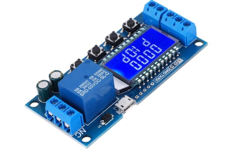 Tidrelä 6-30V Programmerbar 0,01s–9999 minuter - LCD skärm Pro Series