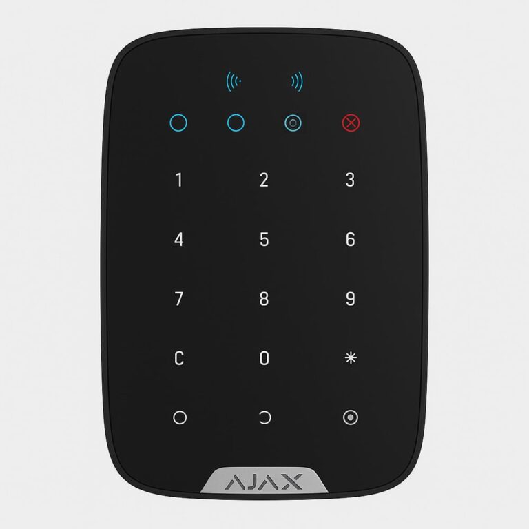 Ajax KeyPad Plus Control Panel Plus DESFire Black - Built-in RFID reader