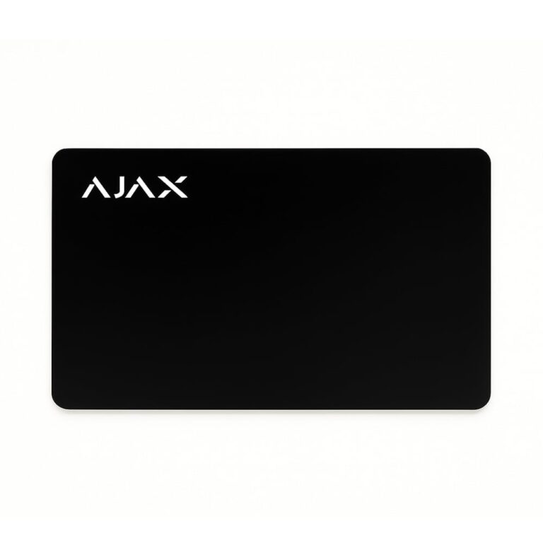 Tarjeta de acceso Ajax Mifare DESFire negra
