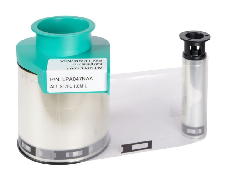Evolis LPA047NAA 1,0 mil alternatywny transparentny plaster Smart/Full Cut (600 wydruków)