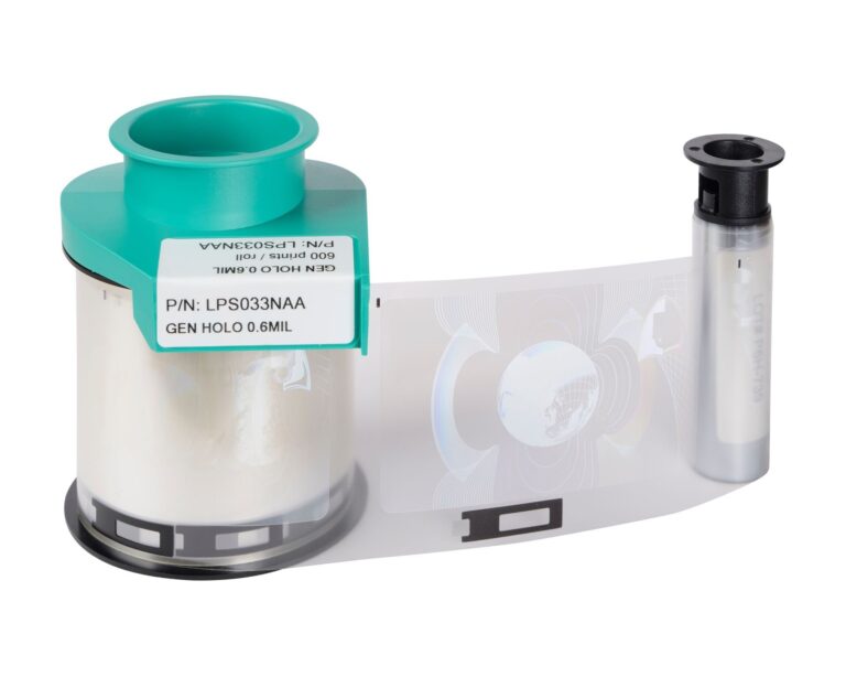 Evolis LPS033NAA 0.6 mil generiskt hologram-patchlaminat (600 utskrifter)