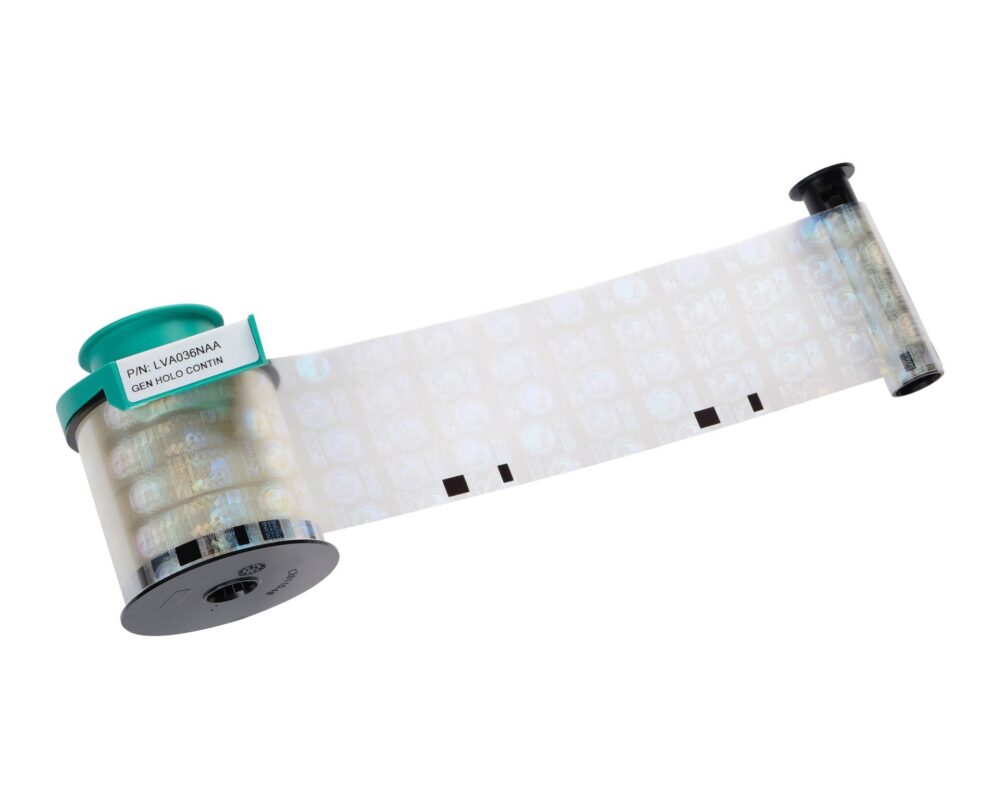 Evolis LVA036NAA Continuous Varnish Holo Ribbon (1200 prints)
