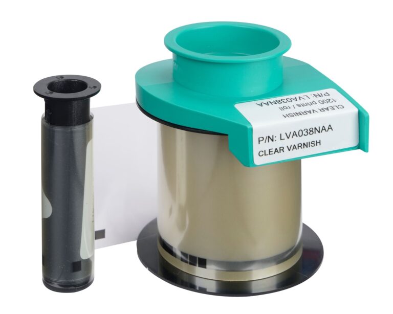 Evolis LVA038NAA transparentna ciągła taśma lakiernicza (1200 wydruków)