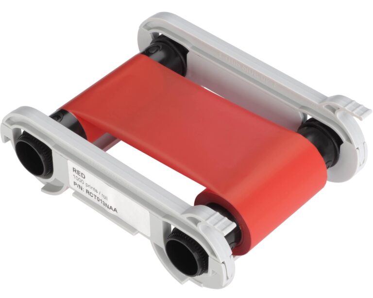 Evolis RCT013NAA rött monokromt färgband (1000 utskrifter)