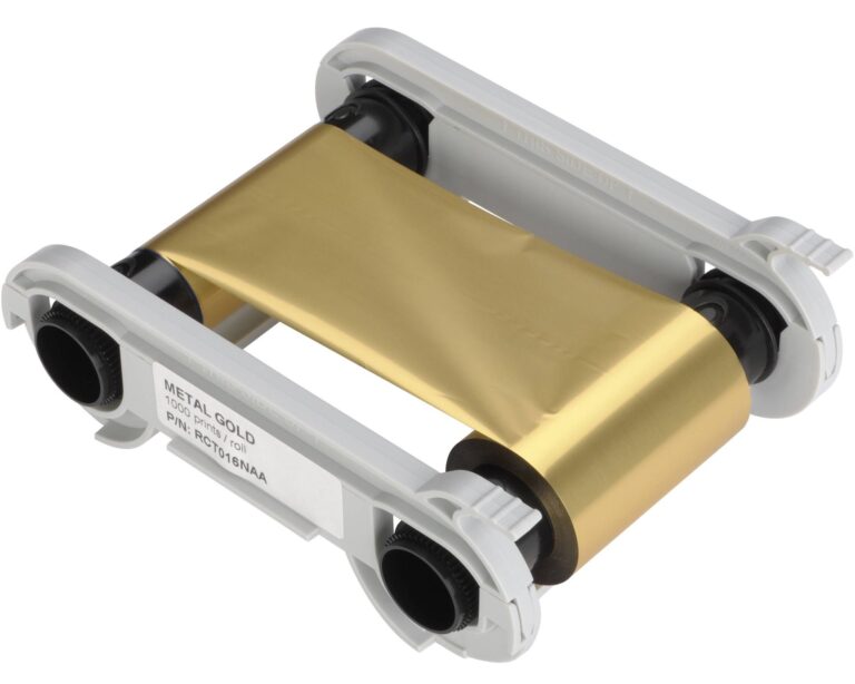 Evolis RCT016NAA guld monokromt färgband (1000 utskrifter)